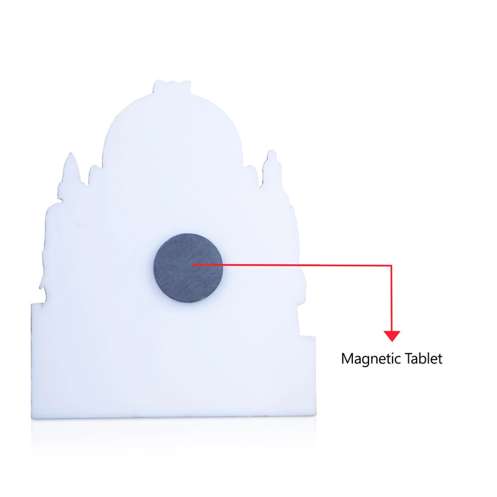 Parthasarathy Perumal Thayar Fridge Magnet - 3.5 x 2.5 Inches | Photo Magnet/ Picture Magnet for Home - Fridge Magnet