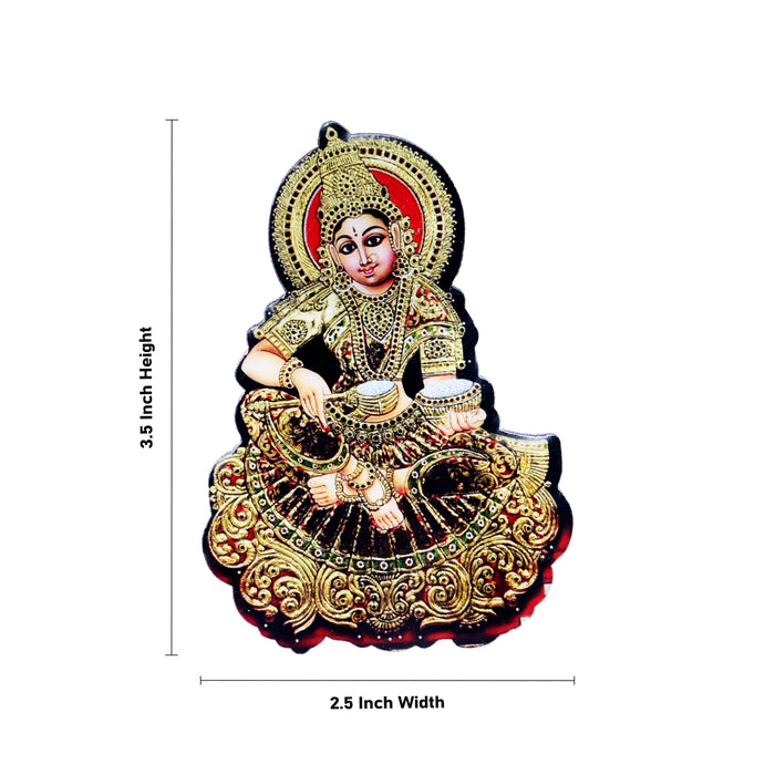 Annapoorani Fridge Magnet - 3.5 x 2.5 Inches | Photo Magnet/ Picture Magnet for Home - Fridge Magnet