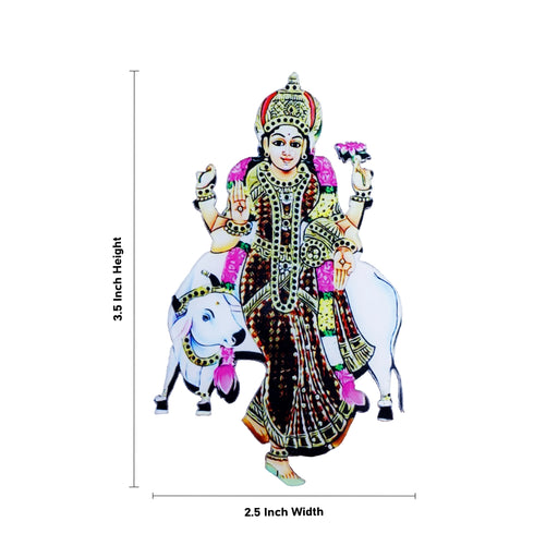 Vastu Lakshmi Fridge Magnet - 3.5 x 2.5 Inches | Photo Magnet/ Picture Magnet for Home - Fridge Magnet