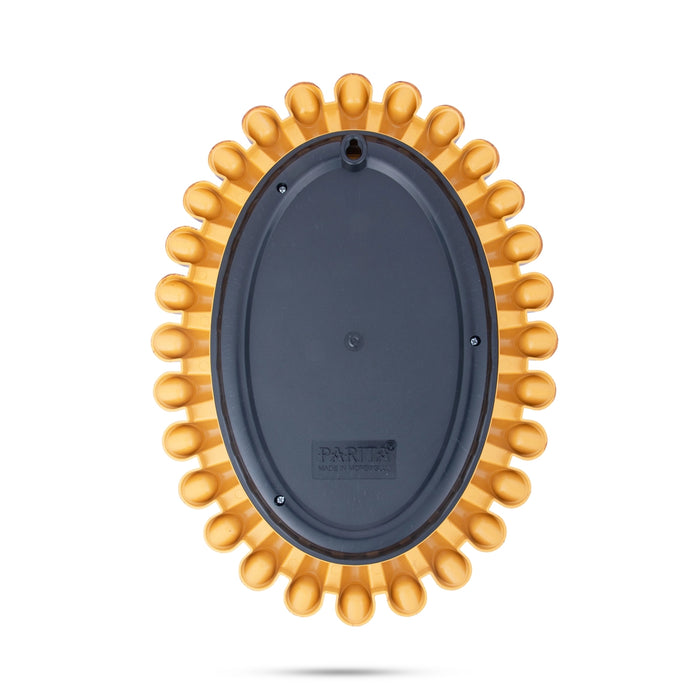 Radha Krishna Photo Frame - 14 x 10 Inches | Plastic Picture Frame/ Wooden Polish Wall Frame for Home Decor - Hindu God Photos & Frames