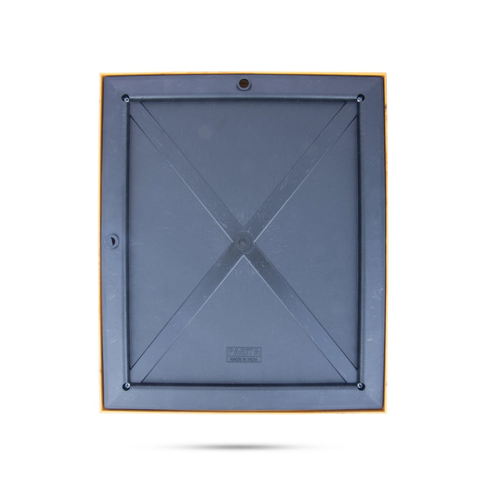 Murugan Photo Frame - 13 x 11 Inches | Plastic Picture Frame/ Wooden Polish Wall Frame for Home Decor - Hindu God Photos & Frames