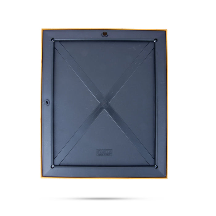 Balaji Photo Frame - 13 x 11 Inches | Plastic Picture Frame/ Wooden Polish Wall Frame for Home Decor - Hindu God Photos & Frames