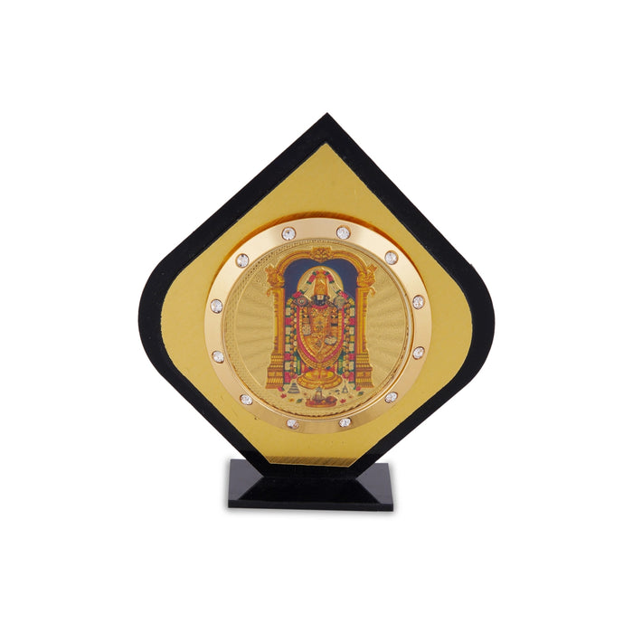 Balaji Acrylic Photo Stand - 3 x 2.5 Inches | Acrylic Car Stand/ Acrylic Picture Stand for Car Decor - Hindu God Photos & Frames