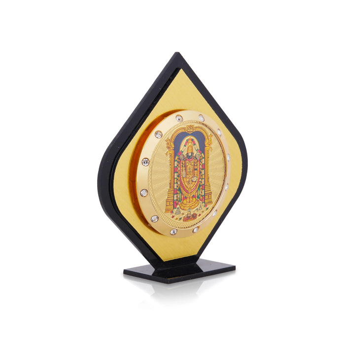 Balaji Acrylic Photo Stand - 3 x 2.5 Inches | Acrylic Car Stand/ Acrylic Picture Stand for Car Decor - Hindu God Photos & Frames