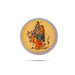 Cow Radha Krishna Design Fridge Magnet - 1.5 x 1.5 Inches | Round Shape Photo Magnet/ Picture Magnet for Home - Fridge Magnet