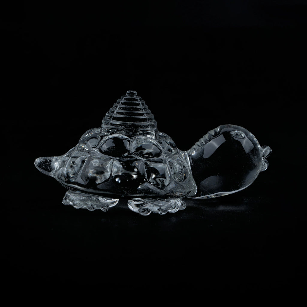 Tortoise pyramid - 2 x 3.5 Inches | Crystal pyramid/ Crystal Tortoise for Home/ 115 Gms Approx