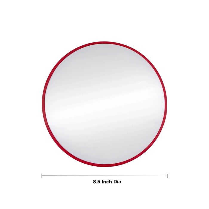 Vastu Mirror - 8.5 Inches | Bagua Mirror/ Entrance Wall Hanging Vasthu Mirror for Positive Energy - Wall Hanging