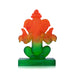 Ganesh Murti - 3 x 2 Inches | Crystal Ganesh Idol/ Two Side View Statue/ Ganapathi Idol for Home - Sphatik & Semi Precious Stone Murties
