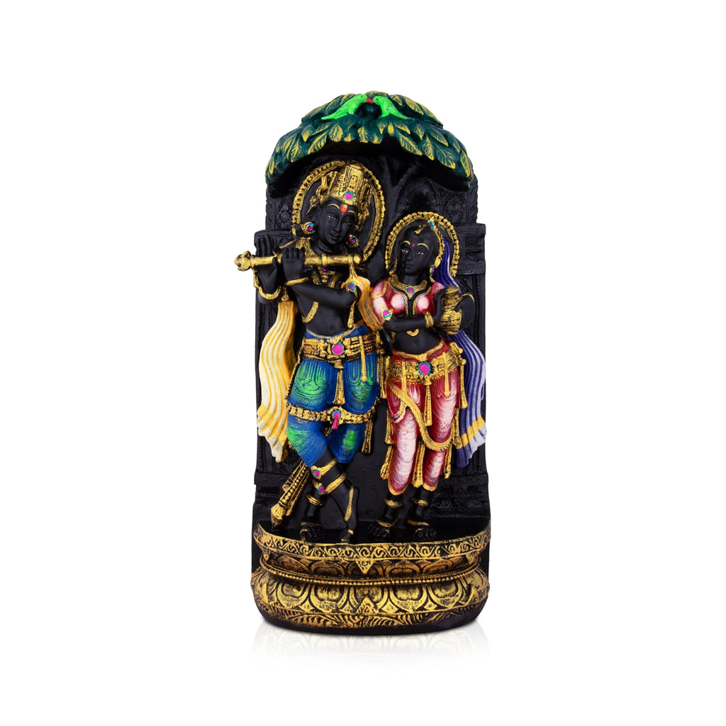 Radha Krishna Murti - 15 x 7 Inches | Radha Krishna Idol for Pooja