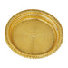 Pooja Tray & Pooja Bowl - 1 x 7 Inches | Gold Polish Plate & Cup/ Plastic Bowl & Plate for Home/ Assorted Design - Pooja Plate & Tray
