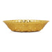 Pooja Tray & Pooja Bowl - 1 x 7 Inches | Gold Polish Plate & Cup/ Plastic Bowl & Plate for Home/ Assorted Design - Pooja Plate & Tray