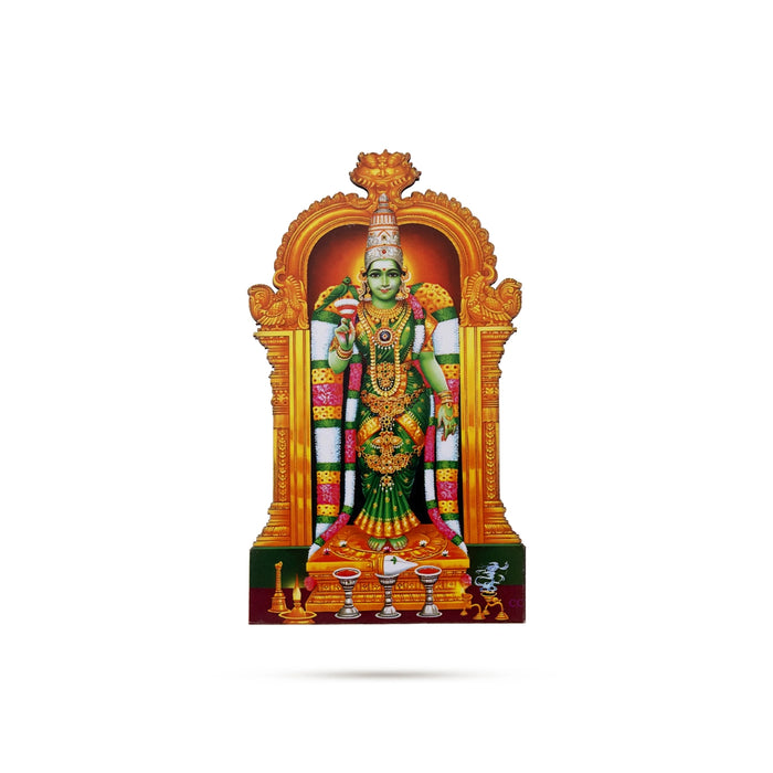 Deity Design Wooden Fridge Magnet- 5 X 2.75 Inches | Photo Magnet/ Picture Magnet For Home Decoration, Gifting - Fridge Magnet