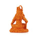 Shiva Statue Sitting On Base - 6.5 x 4.5 Inches | Resin Statue/ Wooden Polish Shiv Murti for Pooja - Fibre Murties