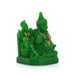 Laxmi Kuber Statue - 3 x 4 Inches Green | Resin Lakshmi Kuber Idol/ Laxmi Kuber Idol for Pooja - Fibre Murties