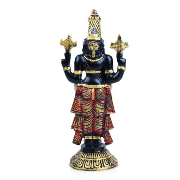 Balaji Murti - 11 Inches | Tirupati Balaji Idol/ Resin Balaji Statue for Home Decor