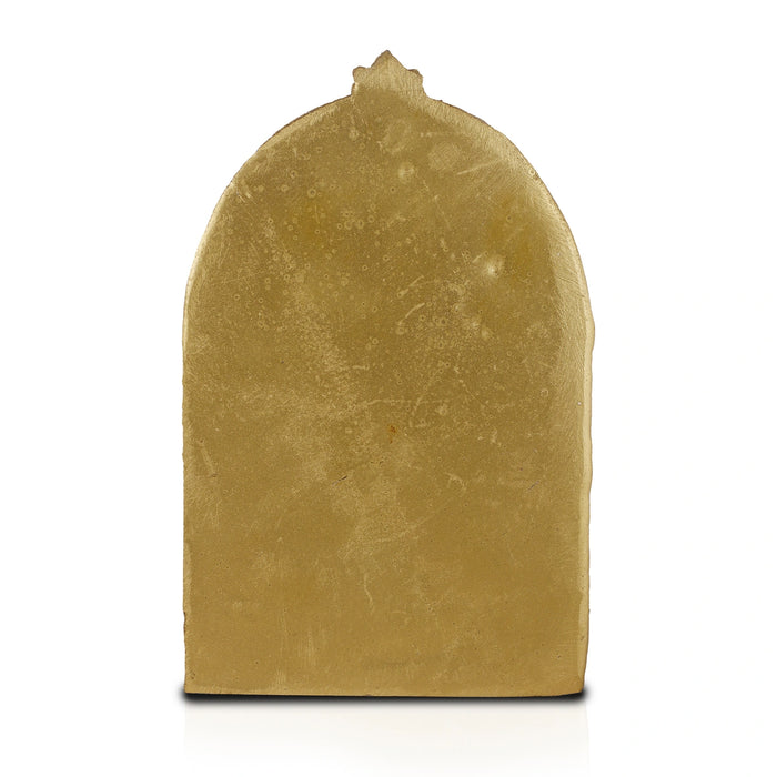 Balaji Murti - 6 Inch | Resin Tirupati Balaji Idol/ Brass Polish Balaji Statue for Pooja/ Assorted Design - Fibre Murties