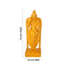 Murugan Statue - 9.5 x 5.5 Inches | Resin Statue/ Antique Finish Muruga Statue for Pooja - Fibre Murties