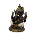 Ganesh Statue - 11 x 11 Inches | Resin Statue/ Black Vinayaka Idol / Ganesh Idol for Pooja - Fibre Murties