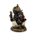 Ganesh Statue - 11 x 11 Inches | Resin Statue/ Black Vinayaka Idol / Ganesh Idol for Pooja - Fibre Murties