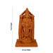 Balaji Murti - 9 x 4.5 Inches | Wooden Polish Balaji Statue/ Balaji Idol for Pooja - Fibre Murties