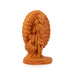 Mayil Murugan - 8.5 x 6 Inches | Resin Statue/ Wooden Finish Peacock Murugar for Pooja - Fibre Murties
