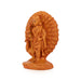 Mayil Murugan - 8.5 x 6 Inches | Resin Statue/ Wooden Finish Peacock Murugar for Pooja - Fibre Murties
