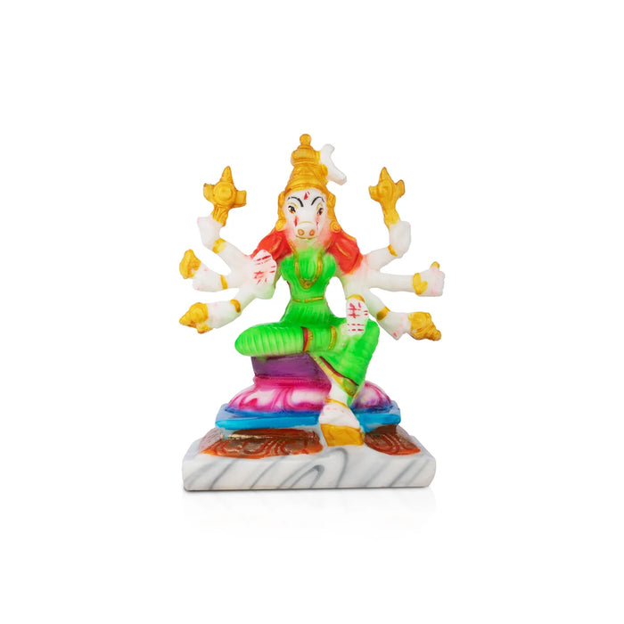 Varahi Idol - 5 x 3.5 Inches | Resin Statue/ Varahi Amman Statue for Worship