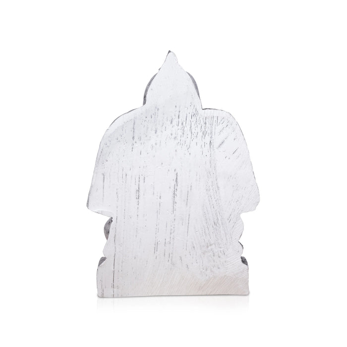 Pillayarpatti Ganesh Murti - 6 x 4 Inches | Resin Statue/ Stone Polish Ganpati Murti for Pooja/ 380 Gms Approx - Fibre Murties