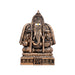 Pillayarpatti Ganesh Murti - 6 x 4 Inches | Resin Statue/ Copper Polish Ganpati Murti for Pooja/ 380 Gms Approx - Fibre Murties