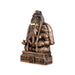 Pillayarpatti Ganesh Murti - 6 x 4 Inches | Resin Statue/ Copper Polish Ganpati Murti for Pooja/ 380 Gms Approx - Fibre Murties