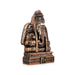 Pillayarpatti Ganesh Murti - 6 x 4 Inches | Resin Statue/ Copper Polish Ganpati Murti for Pooja/ 380 Gms Approx - Fibre Murties