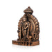 Mayil Murugan Statue - 5 x 4 Inches | Resin Statue/ Copper Polish Peacock Murugan Idol for Pooja/ 310 Gms Approx - Fibre Murties