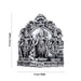 Ram Darbar Murti with Arch - 5.5 x 5 Inches | Resin Statue/ Stone Polish Ram Darbar Idol for Pooja/ 545 Gms - Fibre Murties
