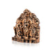 Ram Darbar Murti with Arch - 5.5 x 5 Inches | Resin Statue/ Copper Polish Ram Darbar Idol for Pooja/ 545 Gms - Fibre Murties