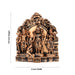 Ram Darbar Murti with Arch - 5.5 x 5 Inches | Resin Statue/ Copper Polish Ram Darbar Idol for Pooja/ 545 Gms - Fibre Murties