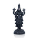 Balaji Murti Standing On Base - 8 x 3.25 Inches | Resin Statue/ Black Polish Venkateswara Swamy Idol for Pooja - Fibre Murties