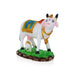 Kamdhenu Cow With Calf Idol With Base - 5 x 5.5 Inches | Resin Statue/ Cow And Calf Statue for Home Decor - Table Stand Accessories