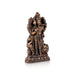 Murugan Statue With Peacock-7.5 x 4 Inches | Resin Murugan Murti/Copper Polish Standing Murugan Silai for Pooja - Fibre Murties