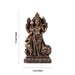 Murugan Statue With Peacock-7.5 x 4 Inches | Resin Murugan Murti/Copper Polish Standing Murugan Silai for Pooja - Fibre Murties