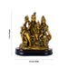 Shiv Family Murti With Base - 6 x 5.5 Inches | Resin Statue/ Antique Polish Shiva Family Statue for Worship - Fibre Murties