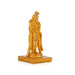 Raja Alankara Murugan Statue Standing On Base - 7 x 3.5 Inches | Resin & Gold Polish Kartikeya Statue for Pooja - Fibre Murties