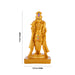 Raja Alankara Murugan Statue Standing On Base - 7 x 3.5 Inches | Resin & Gold Polish Kartikeya Statue for Pooja - Fibre Murties