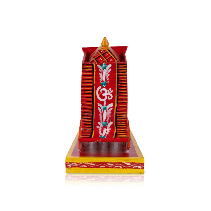 Radham Kondapalli Toy - 10 x 11 Inches | Ratham Wooden Statue/ Handmade Showpiece for Home Decor - Kondapalli Wooden Toys