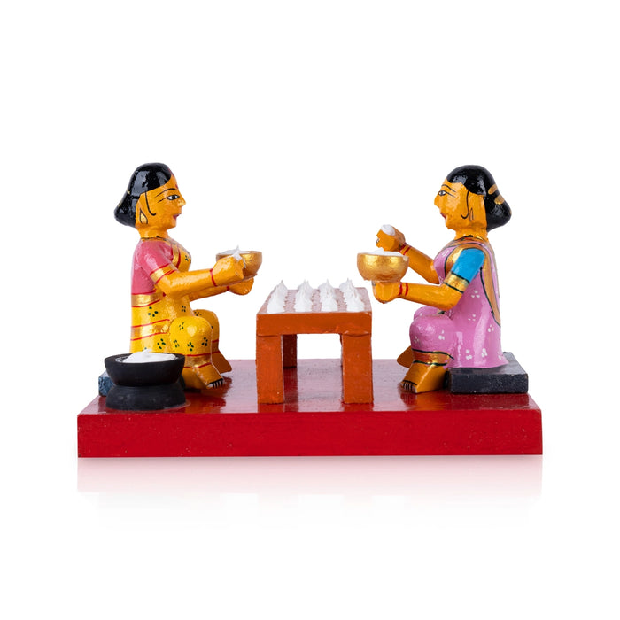 Handcrafted unique golu dolls inspired by Indian culture, perfect for golu statue