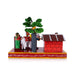 Village House Kondapalli Toy - 8 x 11.75 Inches | Wooden Statue/ Handmade Showpiece for Home Decor - Kondapalli Wooden Toys