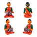 Wedding Kondapalli Toy Set - 8 x 11 Inches | Wooden Statue/ Marriage Handmade Showpiece for Home Decor - Kondapalli Wooden Toys