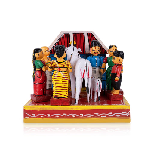 Decorative indian golu dolls ideal for enhancing your Navratri Dolls setup