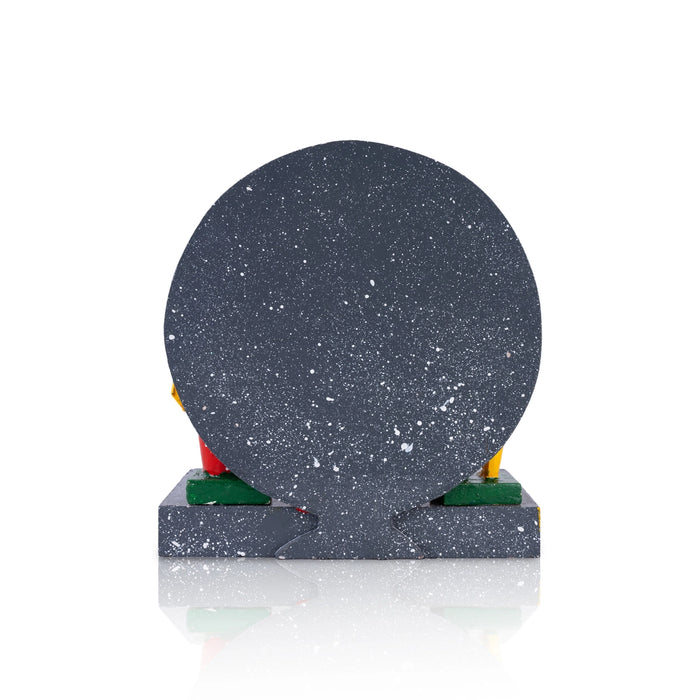 Ram Darbar Kondapalli Toy - 7.75 x 7 Inches | Wooden Statue/ Rama Handmade Showpiece for Home Decor - Kondapalli Wooden Toys