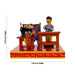 Tailor Shop Kondapalli Toy - 5.75 x 7.25 Inches | Wooden Statue/ Handmade Showpiece for Home Decor - Kondapalli Wooden Toys