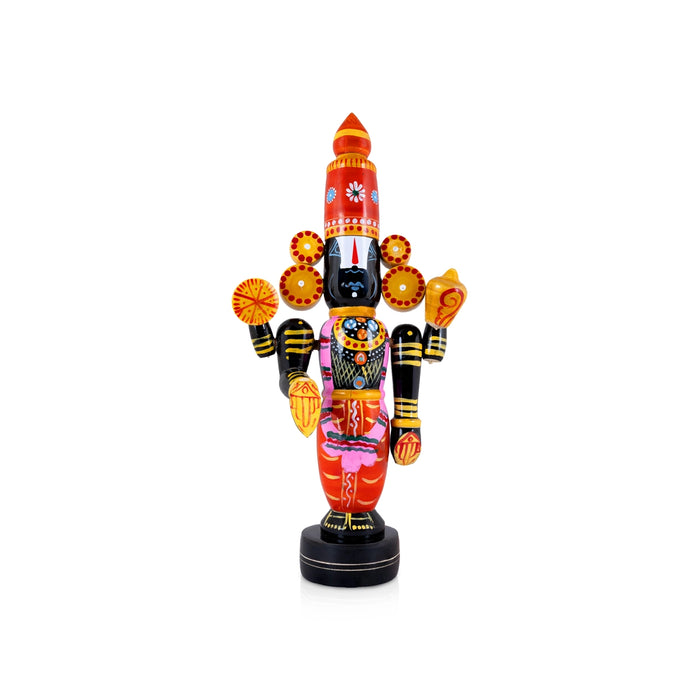 Balaji Murti - 13 x 6.5 Inches | Balaji Idol/ Resin Statue/ Venkateswara Swamy Idol for Pooja